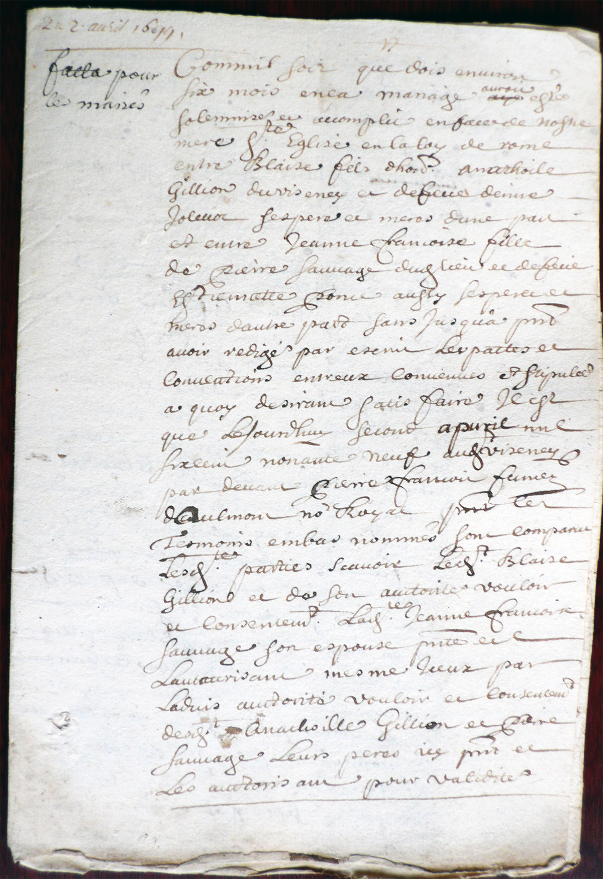 1699 04 02 cm blaise gillon jeanne francoise sauvage p1.6