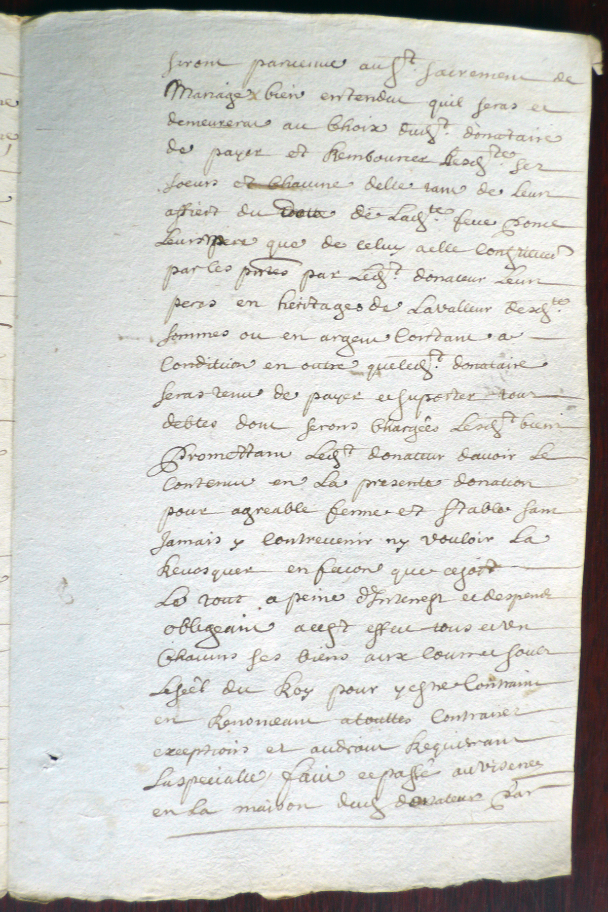 1699 04 02 Testament  SAUVAGE Pierre du Viseney p3 4