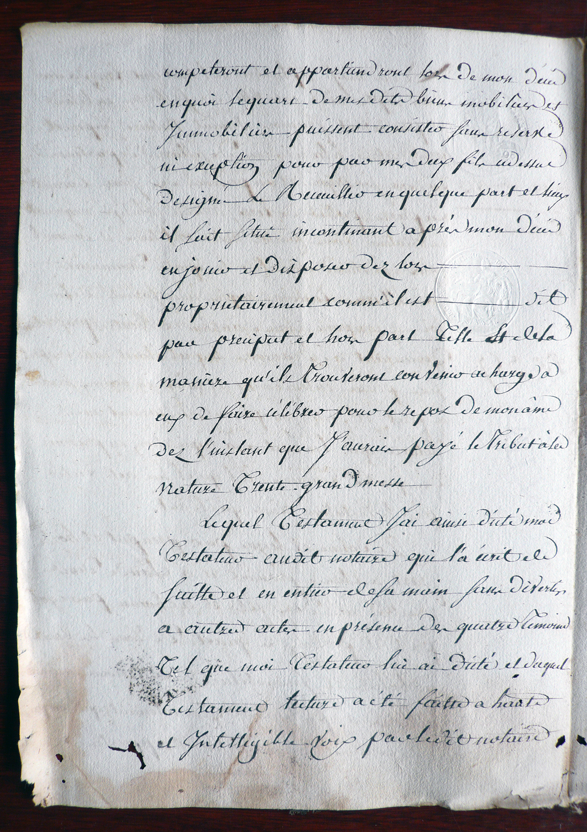 1813 09 19 Testament Claude Antoine MAITRE Reine DUMONT p2 8