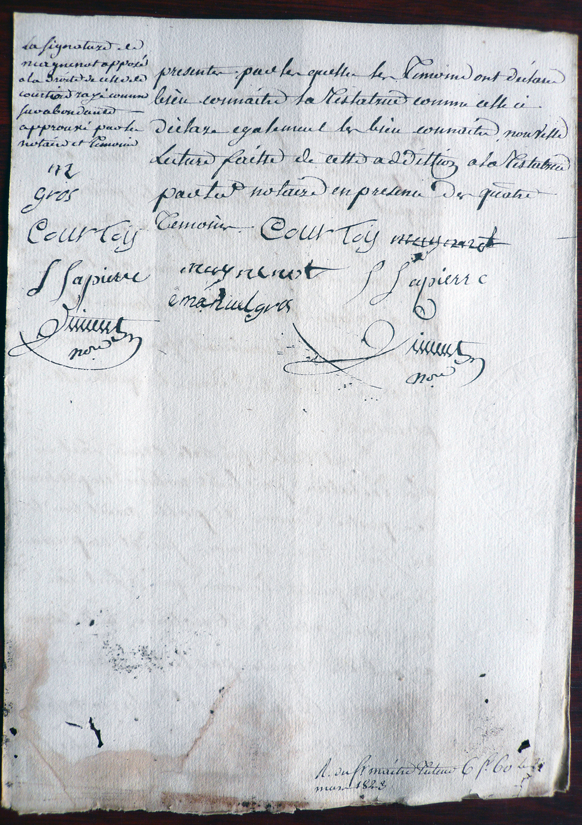 1813 09 19 Testament Claude Antoine MAITRE Reine DUMONT p8 8